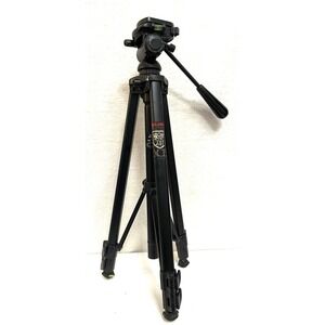 Solidex VT-87HQ Excel Series Black Adjustable Legs Performance Video Tripod